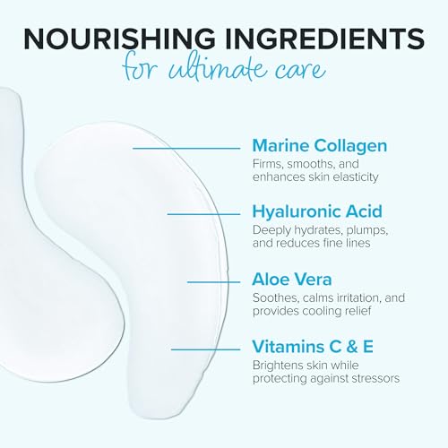 ToGoSpa Ice Water EYES Collagen Gel Pads - Anti-Aging Under Eye Masks (3 Pair)