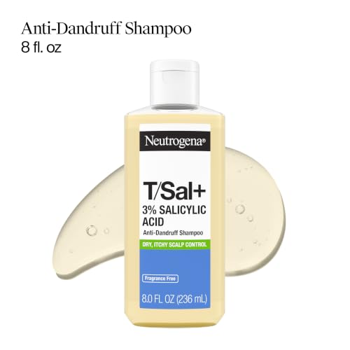 Neutrogena T/Sal+ Anti-Dandruff Shampoo with 3% Salicylic Acid, 8 fl oz