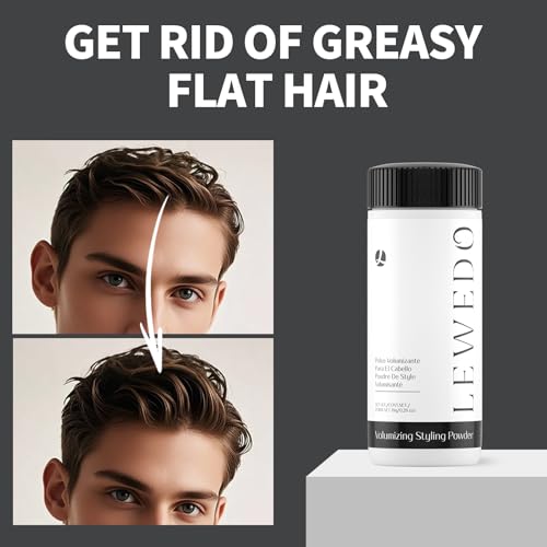 Lewedo Volumizing Styling Powder 8g (0.28 oz) – Natural Volume, Matte Finish, Adjustable Nozzle