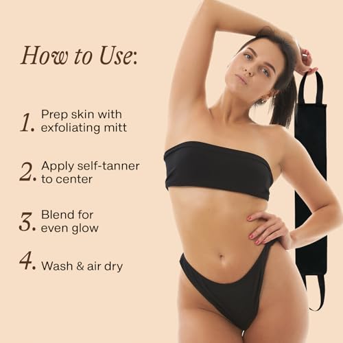 Self Tanner Back Applicator - Streak-Free & Reusable Tanning Tool