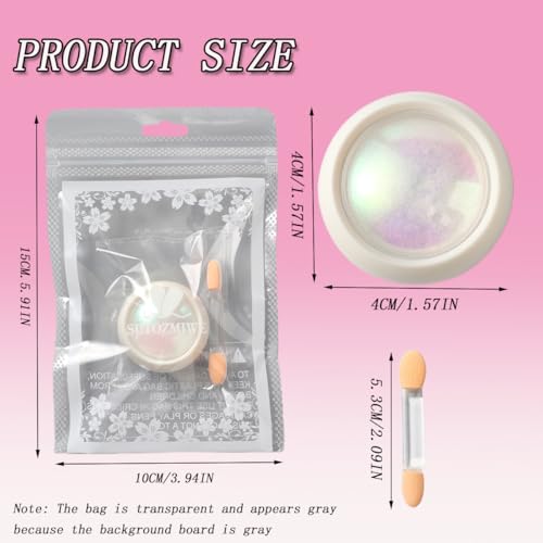 Holographic Unicorn Chrome Nail Powder with Applicator | 1g