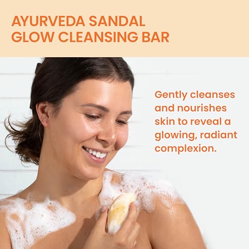 Himalaya Ayurveda Sandal Glow Cleansing Bar - 6 Pack, 2.65 oz