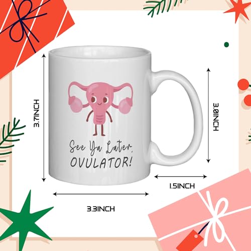 NATSUNO Hysterectomy Mug - 11oz Double-Sided Coffee Cup