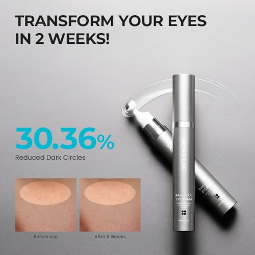 [SKIN&LAB] Bakuchiol Eye Serum Duo Set - Anti-Aging, Brightening, Hydrating Korean Eye Care