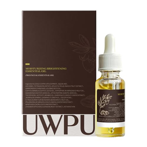 UWPU-IU Natural Bakuchiol Face Oil with Plant Fragrance, Anti-Aging Moisturizer 30ml