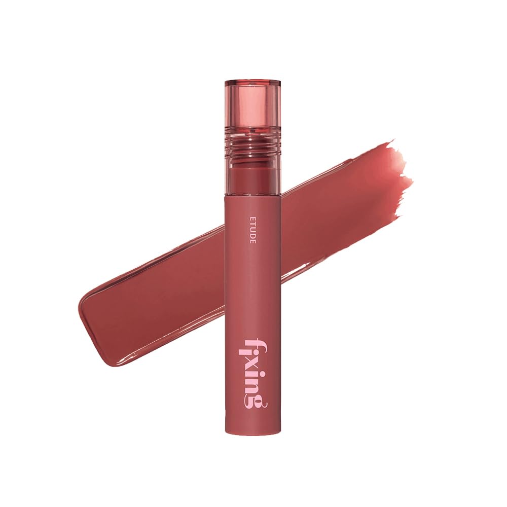 ETUDE Fixing Tint #01 Analog Rose - Long-Lasting, High-Pigment Liquid Lipstick | Waterproof Matte Finish | K-Beauty 4g