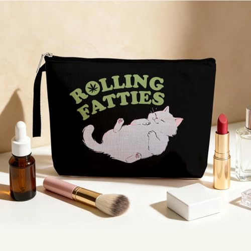 Funny Weed Gift Leaf Makeup Bag Multicolor 471 – Cosmetic Pouch for Women & Nurses