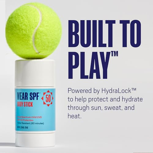 WearSPF SPF 50 Sunscreen Body Stick - Hydration-Locking Formula (1-Pack)