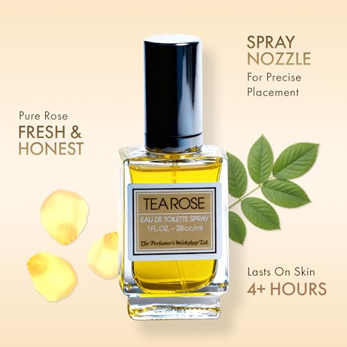 Tea Rose by Perfumer's Workshop Eau De Toilette Spray for Women, 1 Oz