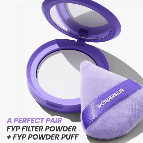 Wonderskin Velour Makeup Puff for Perfect Powder Application