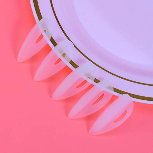Lurrose Silicone Eyelash Lift Rods - 10 Pairs Reusable Lash Perming Pads
