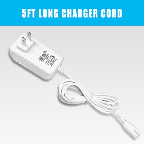 Pinkind Water Flosser Power Adapter Replacement 3V 100mA 5Ft Cord for Waterpik WP360 WP462