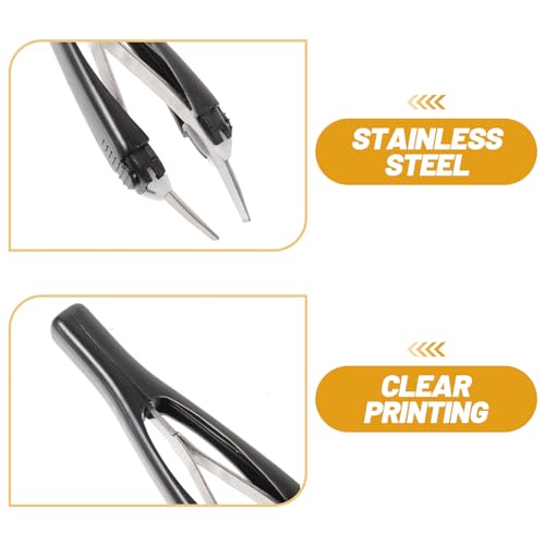 Uonlytech Automatic Eyebrow Tweezers - Retractable Brow Plucker for Facial Hair Removal