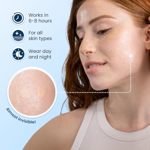 CLEAN SKIN CLUB Invisible Vegan Pimple Patches - Hydrocolloid Acne Treatment