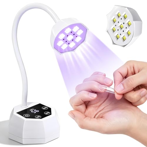 YSC 27W Cordless Rechargeable UV LED Nail Lamp for Gel Polish & Nail Art