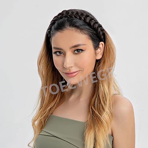 Women’s Synthetic Braided Headband Hair Accessory Wide Strand Wedding & Party Wear