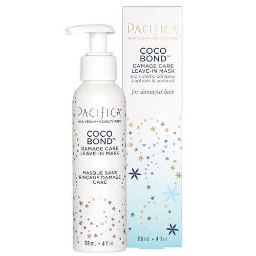 Pacifica Coco Bond Leave-In Repair Mask for Damaged Hair - 4 Fl Oz