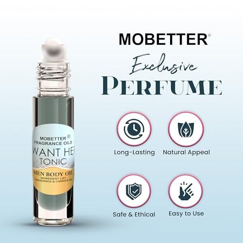 Men's Long-Lasting Tonic Fragrance Oil Roll-On - I Want Her Scent