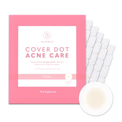 SMARTMED 120 Count Clear Hydrocolloid Acne Patches - Invisible, Waterproof Blemish Treatment