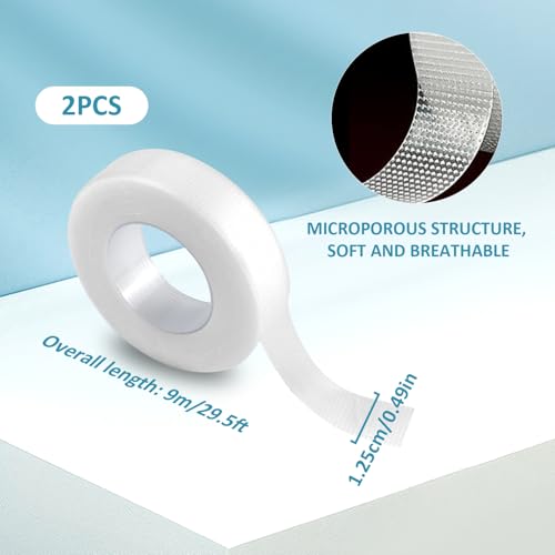 EKIND Breathable Eyelash Tape for Extension & Lash Isolation, 2 Rolls