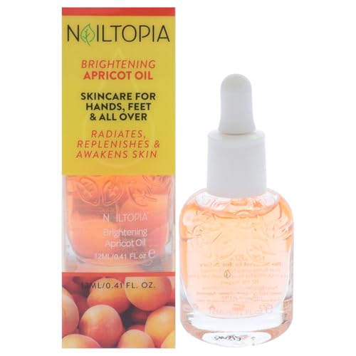 Nailtopia Hydrating Apricot Nail and Cuticle Oil - Vegan Nail Treatment