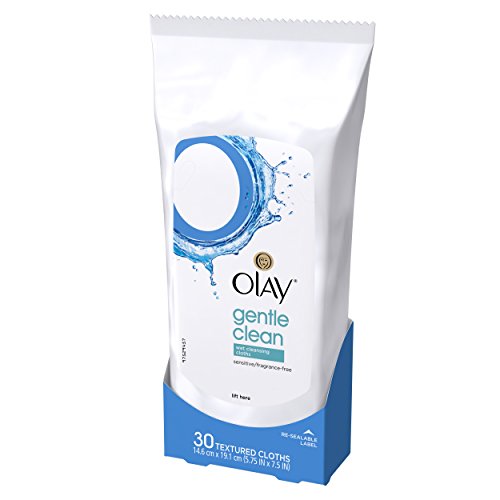 Olay Gentle Facial Cloths, Fragrance Free - 30 Count (Pack of 3)