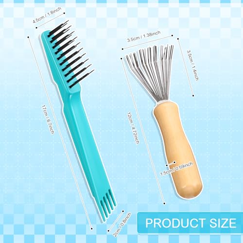 Boao 2-in-1 Hair Brush Cleaning Tool Set for Home & Salon