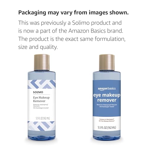 Amazon Basics Eye Makeup Remover - Waterproof Mascara, 5.5 Fl Oz
