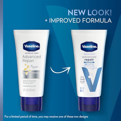 Vaseline Intensive Care Advanced Repair Lotion, 2 Oz - Fragrance-Free