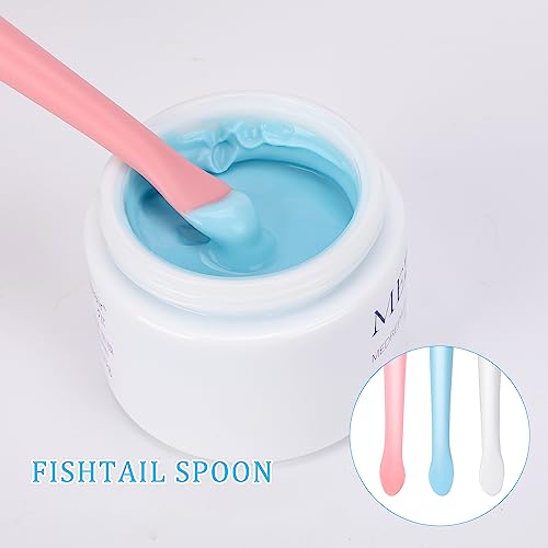 Silicone Face Mask Applicator 3-Pack - Double-Ended Facial Mask Brushes for Creams & Muds