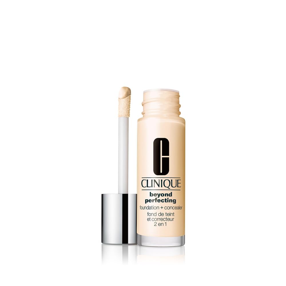 Clinique Beyond Perfecting Liquid Foundation & Concealer - Full Coverage, Natural Matte Finish for All Skin Types | 1 Fl Oz