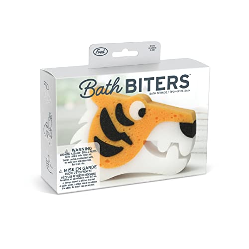 Fred & Friends Bath Biters Tiger - Fun Children's Bath Sponge
