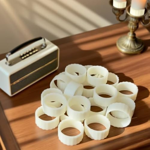 30 Silicone Candle Holders for Taper Candles - Secure Grippers