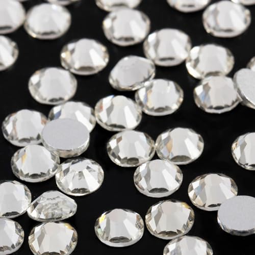 2000pcs SS20 Flatback Glass Rhinestones for Nail Art & Crafts