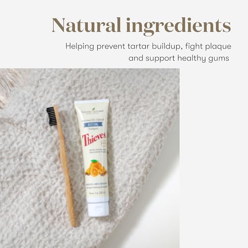 Young Living Thieves Whitening Toothpaste - Natural Fluoride-Free Oral Care - 4 oz