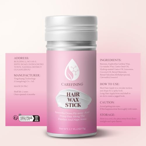 CAREFINING Hair Wax Stick - Strong Hold & Non-Greasy Formula for Dance