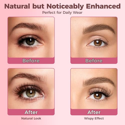Eyelash Clusters Kit 30D 40D Black - 240PCS Mixed Lengths 10-16mm
