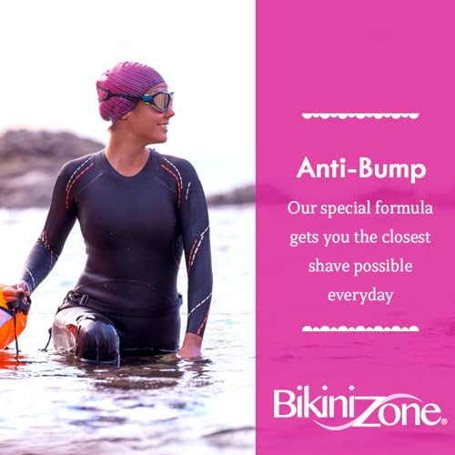 Bikini Zone Anti-Bump Shave Gel for Sensitive Skin, 5 Oz - 3 Pack