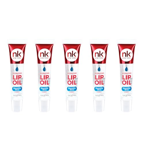 Nicka K New York Hydrating Lip Oil - Cherry Nourishing Gloss 5-Pack