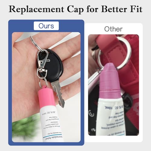 Aquaphor Lip Balm Keychain Cap Holder - Portable & Durable