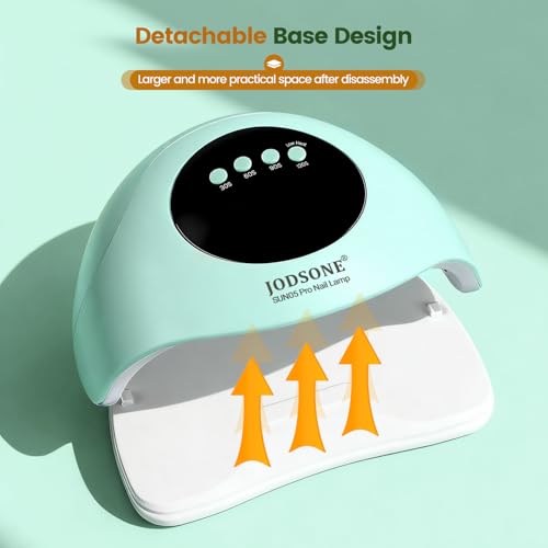 JODSONE M50006 UV LED Nail Dryer with 4 Timers Auto Sensor - Fast Curing Green