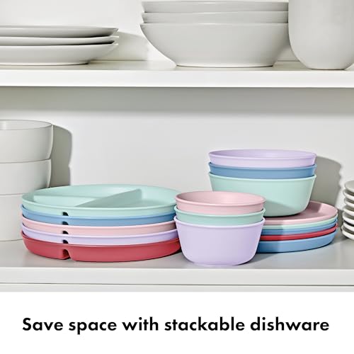 OXO Tot Stackable Bowl Set - 3 Pack for Kids Feeding