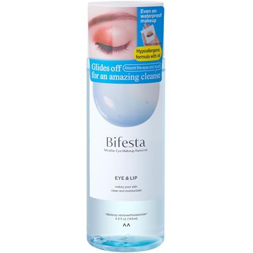 Bifesta Waterproof Eye & Lip Makeup Remover 145ml – Dual-Phase Fragrance-Free