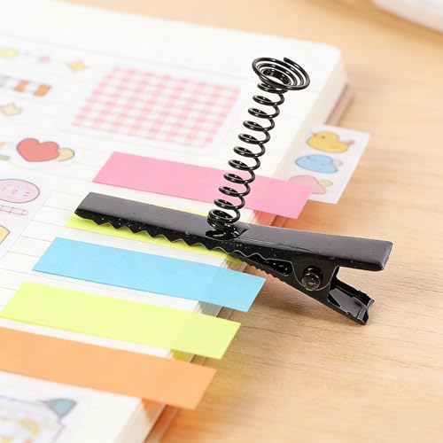 100PCS Duckbill Hair Clips with Springs for DIY Hair Accessories