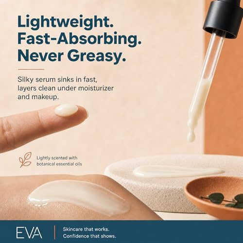 Eva Naturals Vitamin C Serum with Retinol & Niacinamide - 1 oz, Brightening & Anti-Aging
