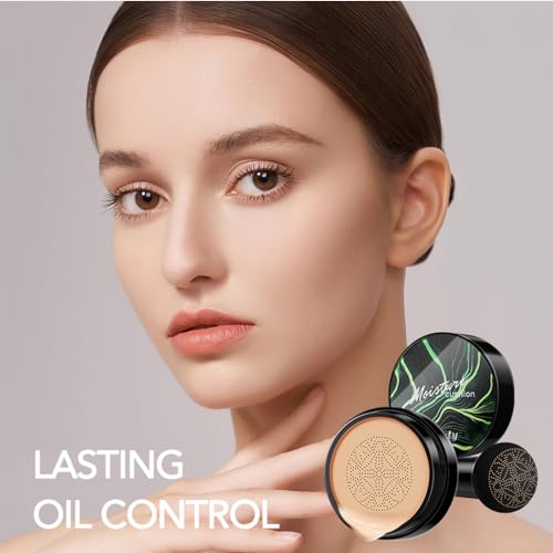 ASCOKA Mushroom Head Air Cushion CC Cream Foundation - 2 Pack Natural Tone