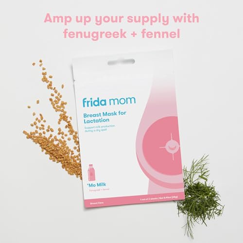 Frida Mom Breast Mask for Lactation Support, Made with Fenugreek &