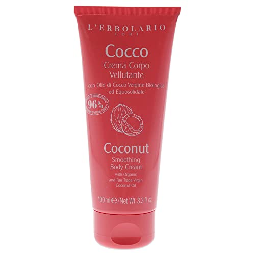 L’Erbolario Coconut Smoothing Body Cream - Nourishing Cocoa Butter & Vitamin E