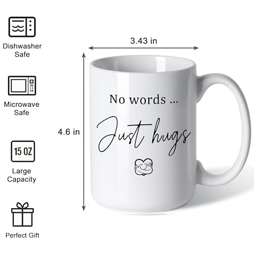 Sympathy Mug with Heartfelt Quote - 15oz Ceramic Coffee Cup