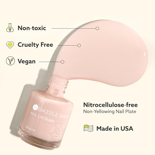 Dazzle Dry Acetone Nail Polish Remover 4 oz - Lemongrass & Clove Oil